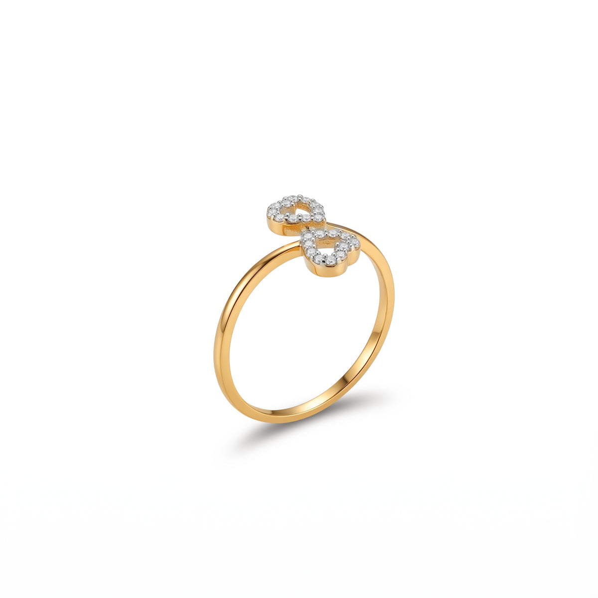 Seraphine Twin Hearts Ring