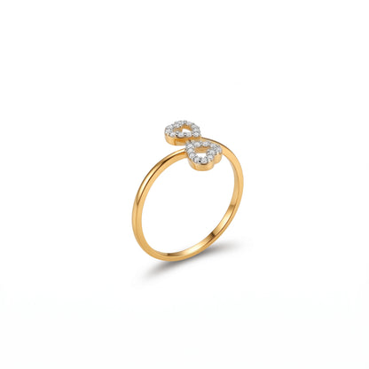Seraphine Twin Hearts Ring