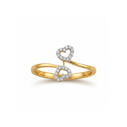 Seraphine Twin Hearts Ring