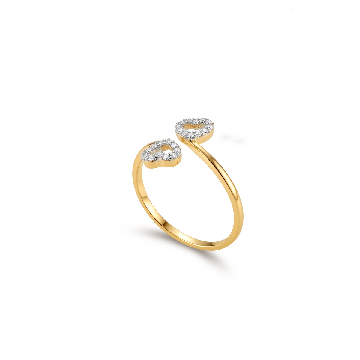 Seraphine Twin Hearts Ring