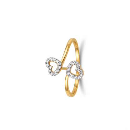 Seraphine Twin Hearts Ring