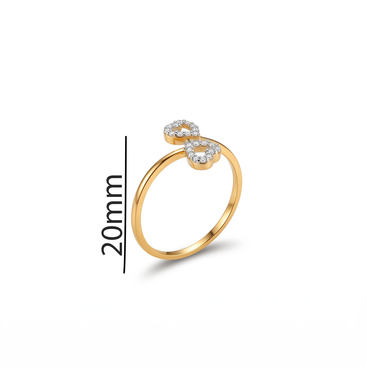 Seraphine Twin Hearts Ring