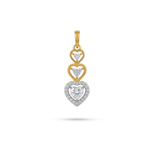 Heart Cascade Pendant