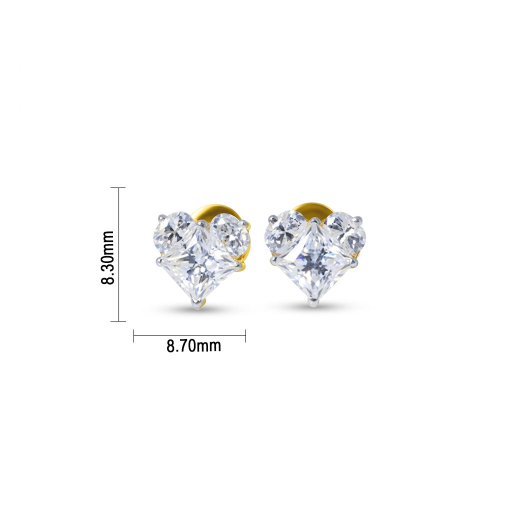 Aveline Heart Glow Earrings