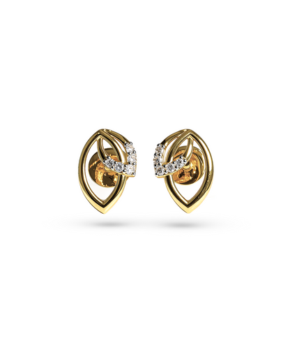 Golden Petal Studs