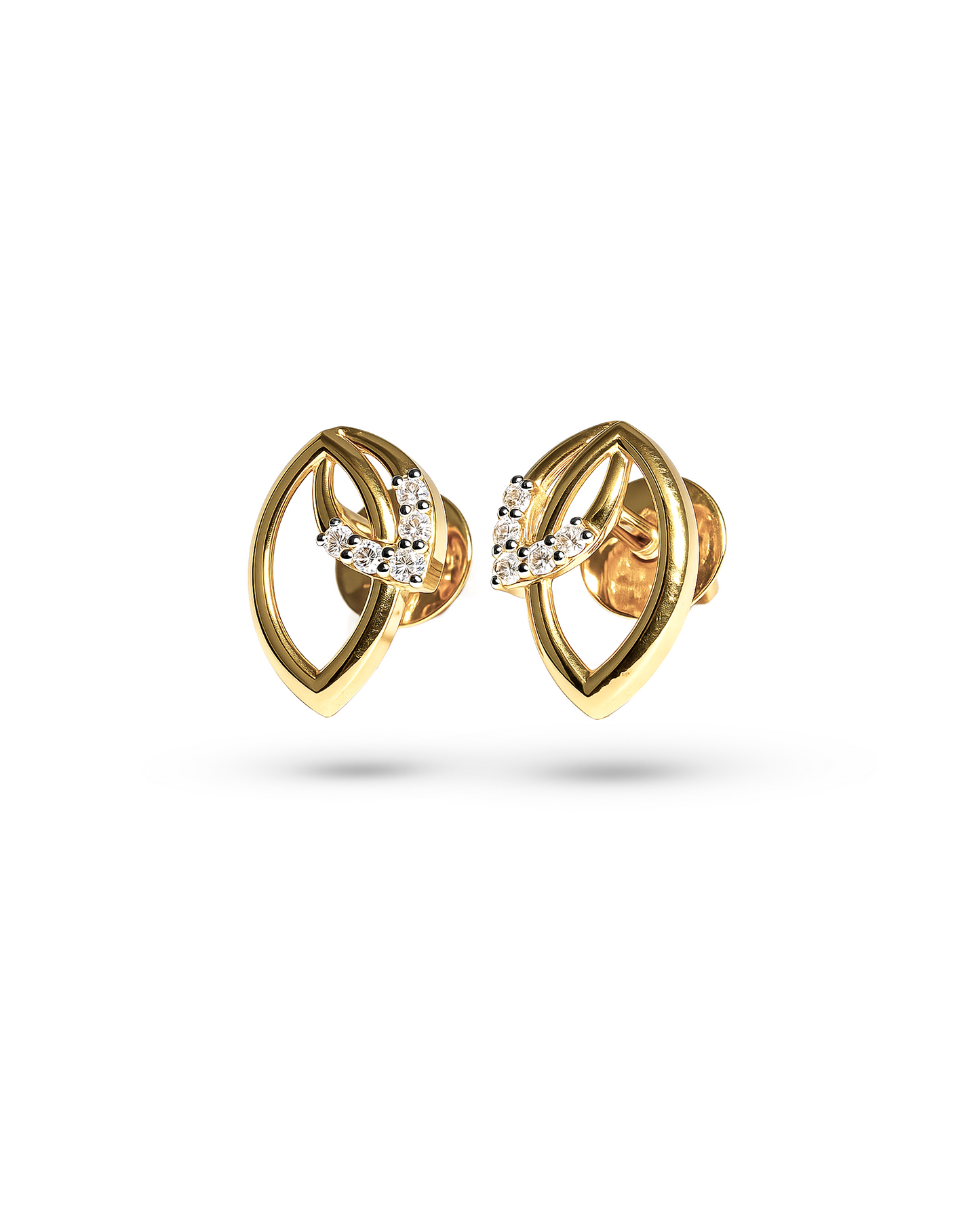 Golden Petal Studs
