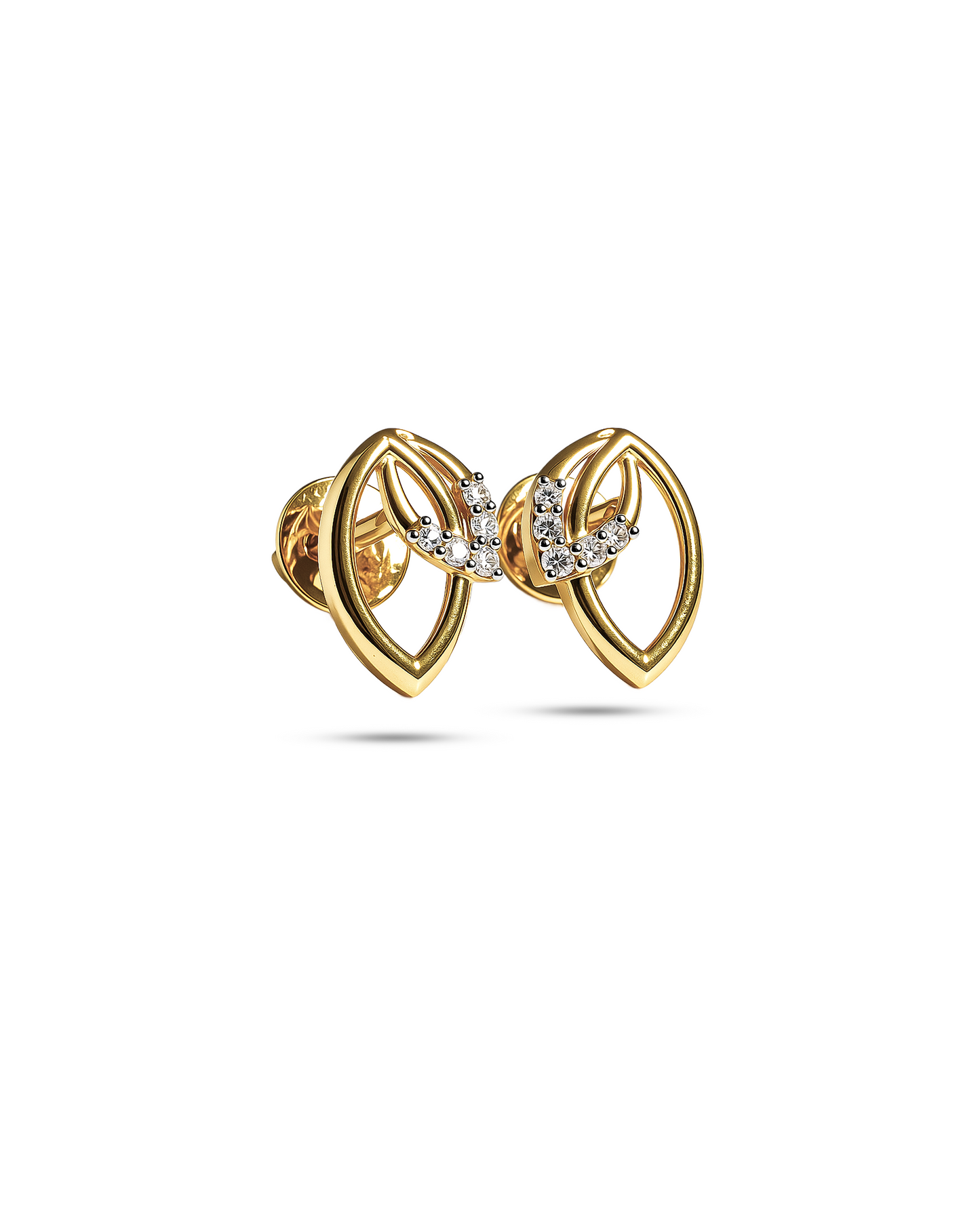 Golden Petal Studs