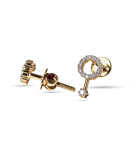 The Halo Dangle Studs