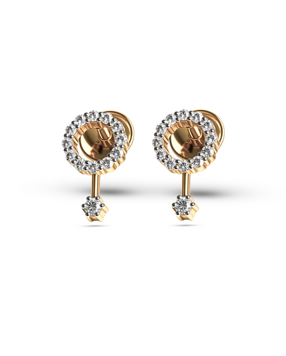 The Halo Dangle Studs