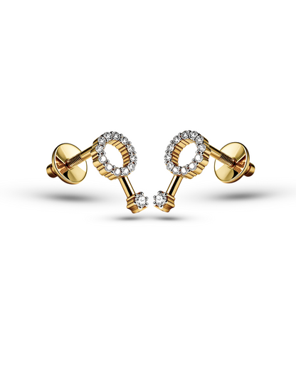 The Halo Dangle Studs
