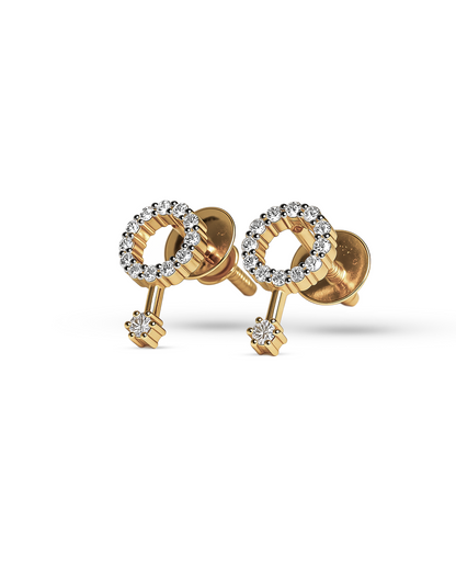 The Halo Dangle Studs