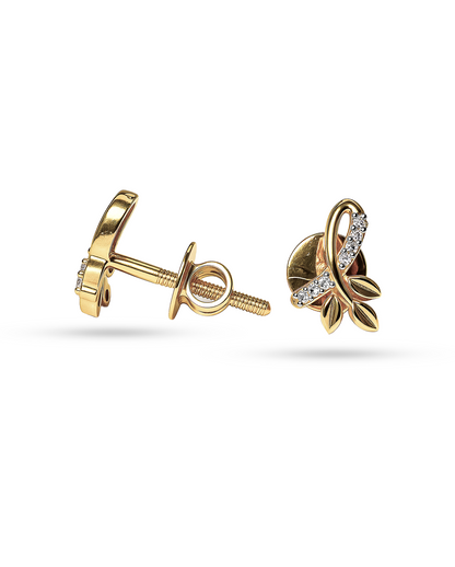 Laurel Leaf Studs