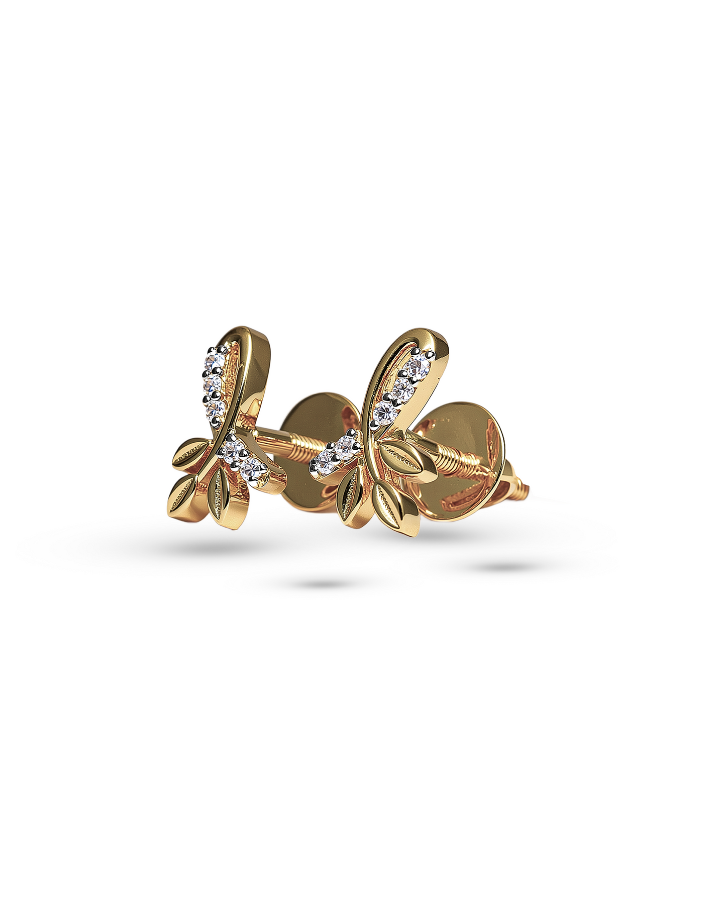 Laurel Leaf Studs