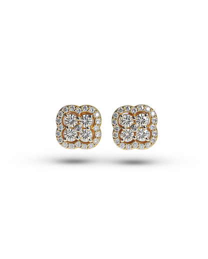 Radiant Square Studs