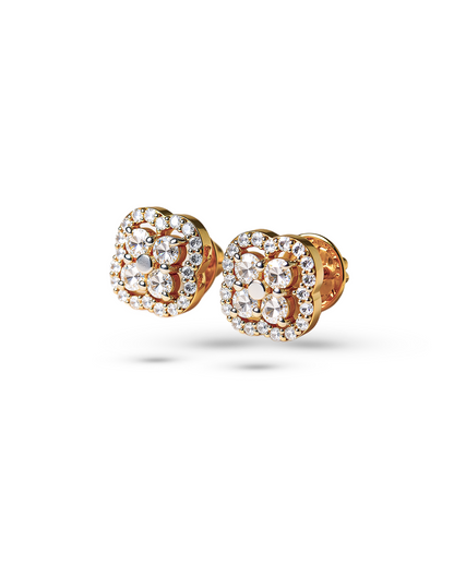 Radiant Square Studs