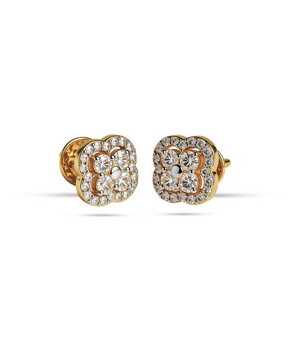 Radiant Square Studs