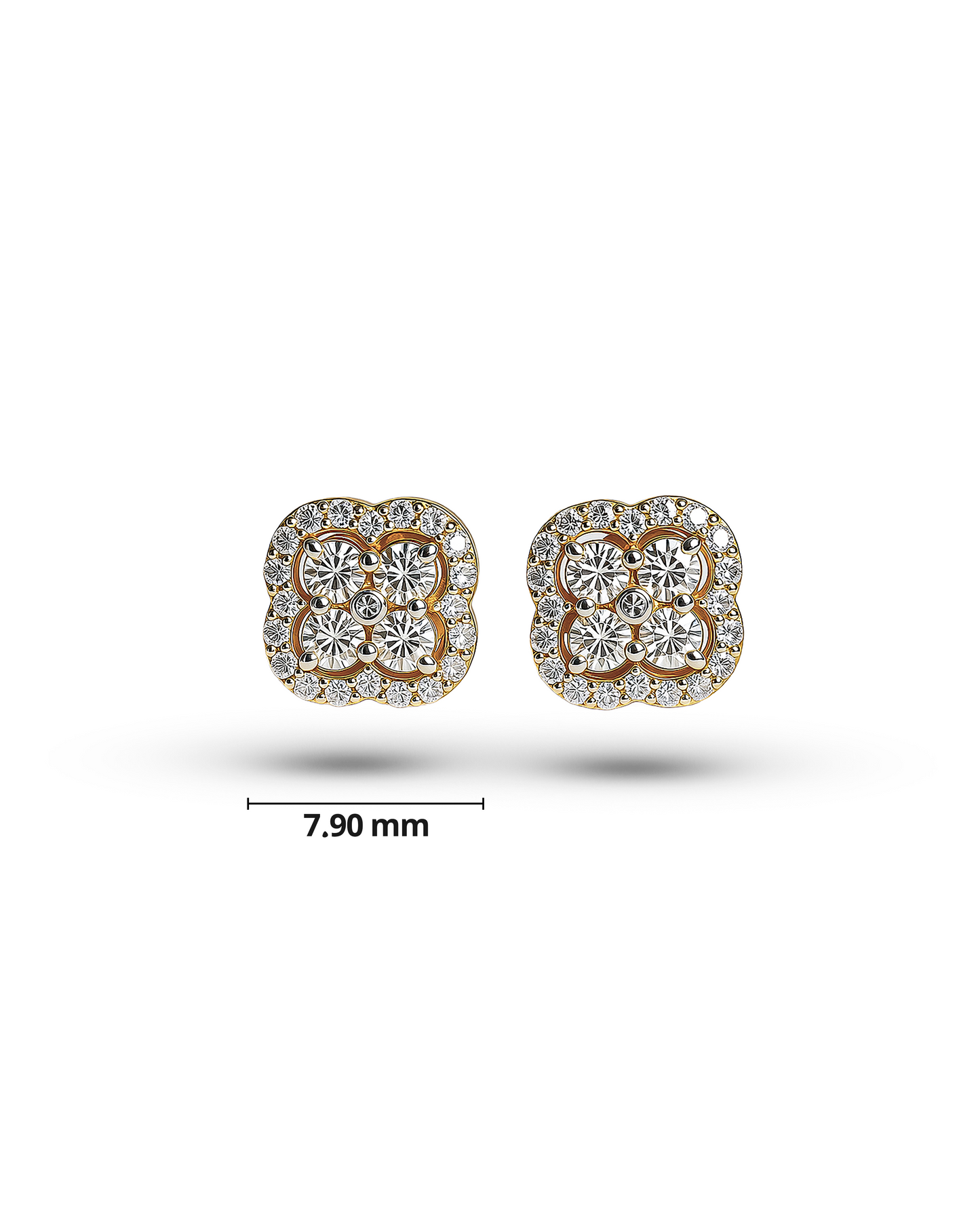 Radiant Square Studs