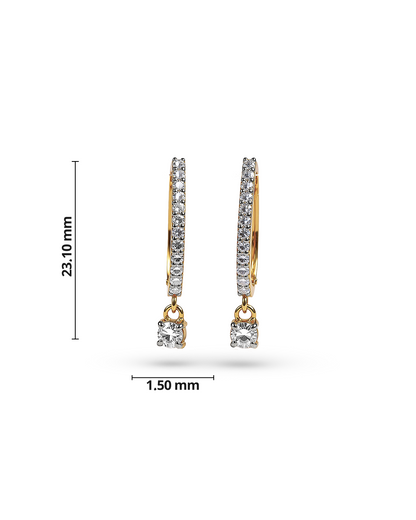 Glimmer Drop Earrings