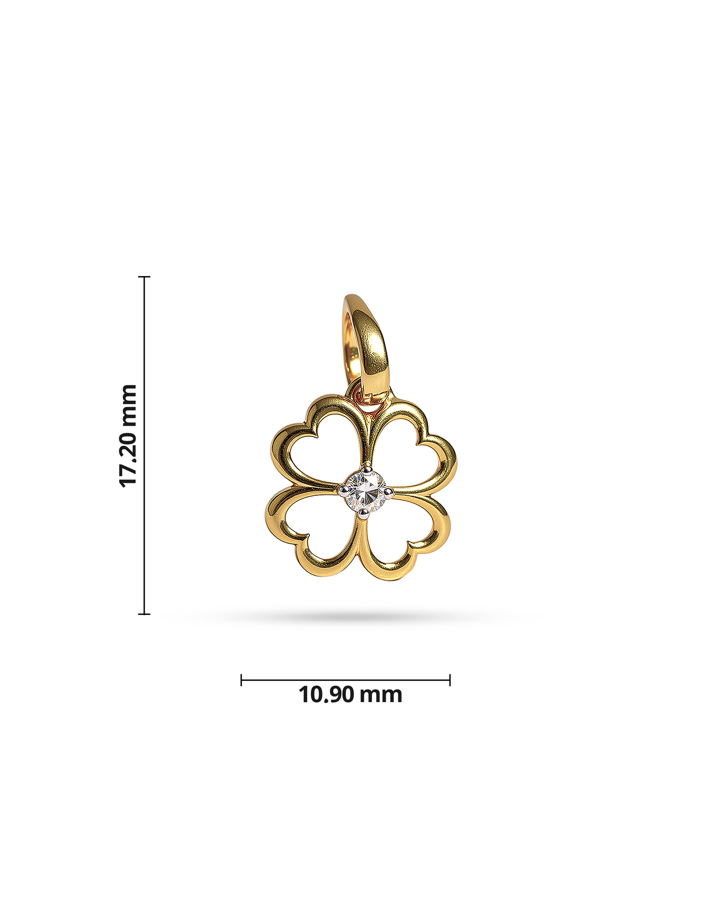 Four-Leaf Fortune Pendant