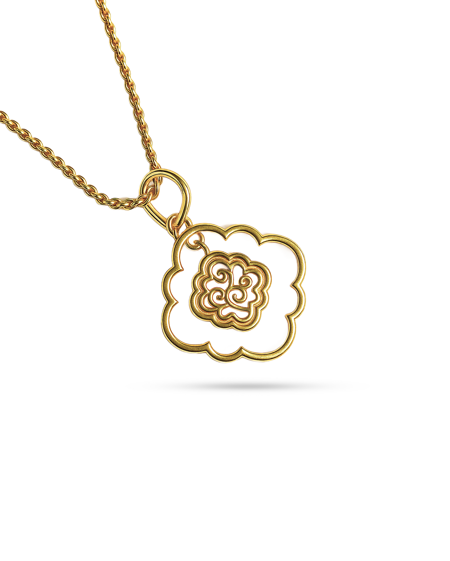 The Golden Whorl Pendant