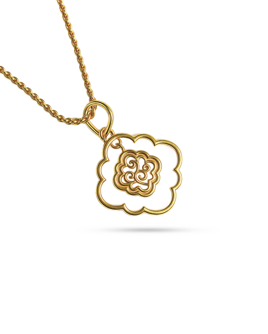 The Golden Whorl Pendant