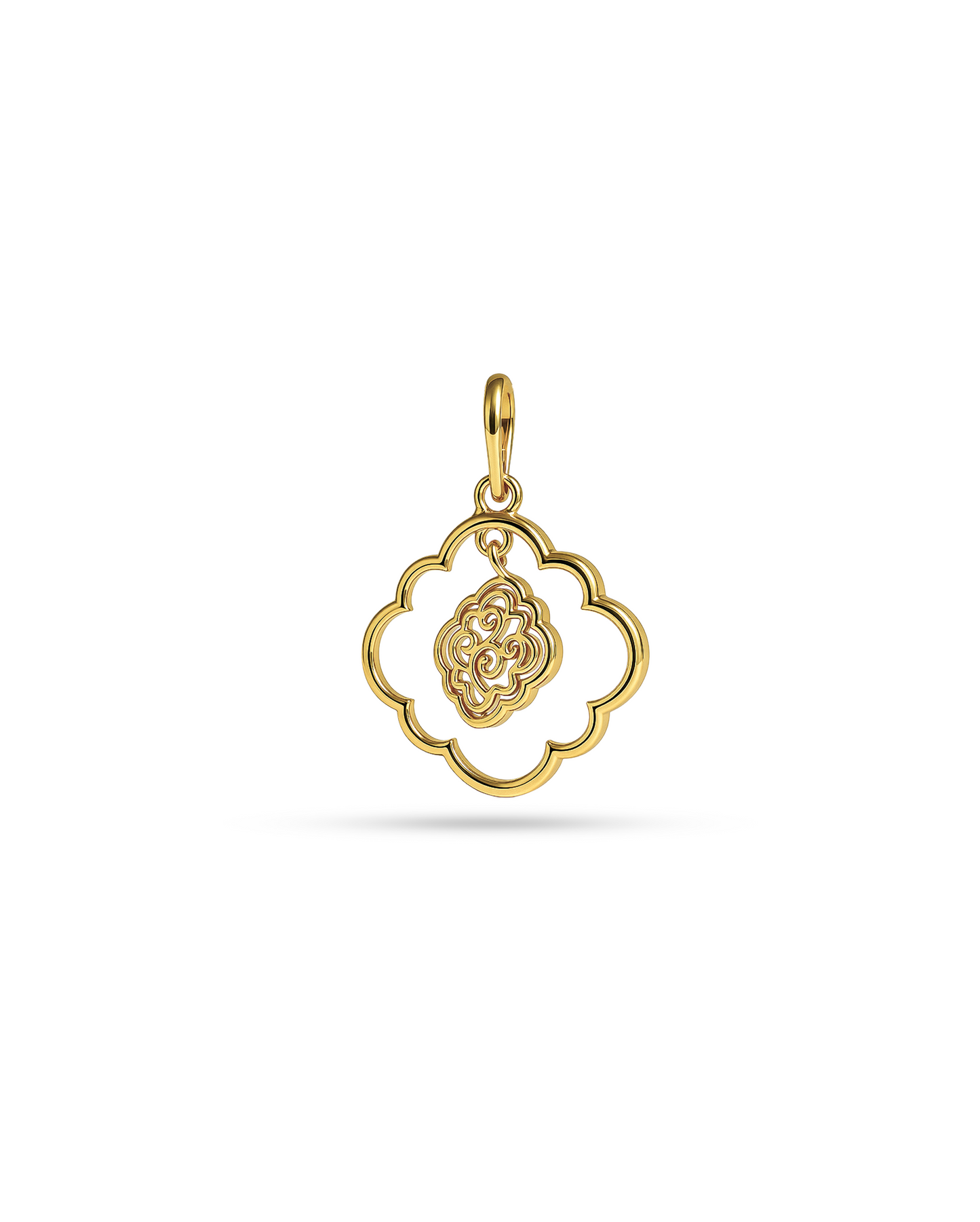 The Golden Whorl Pendant