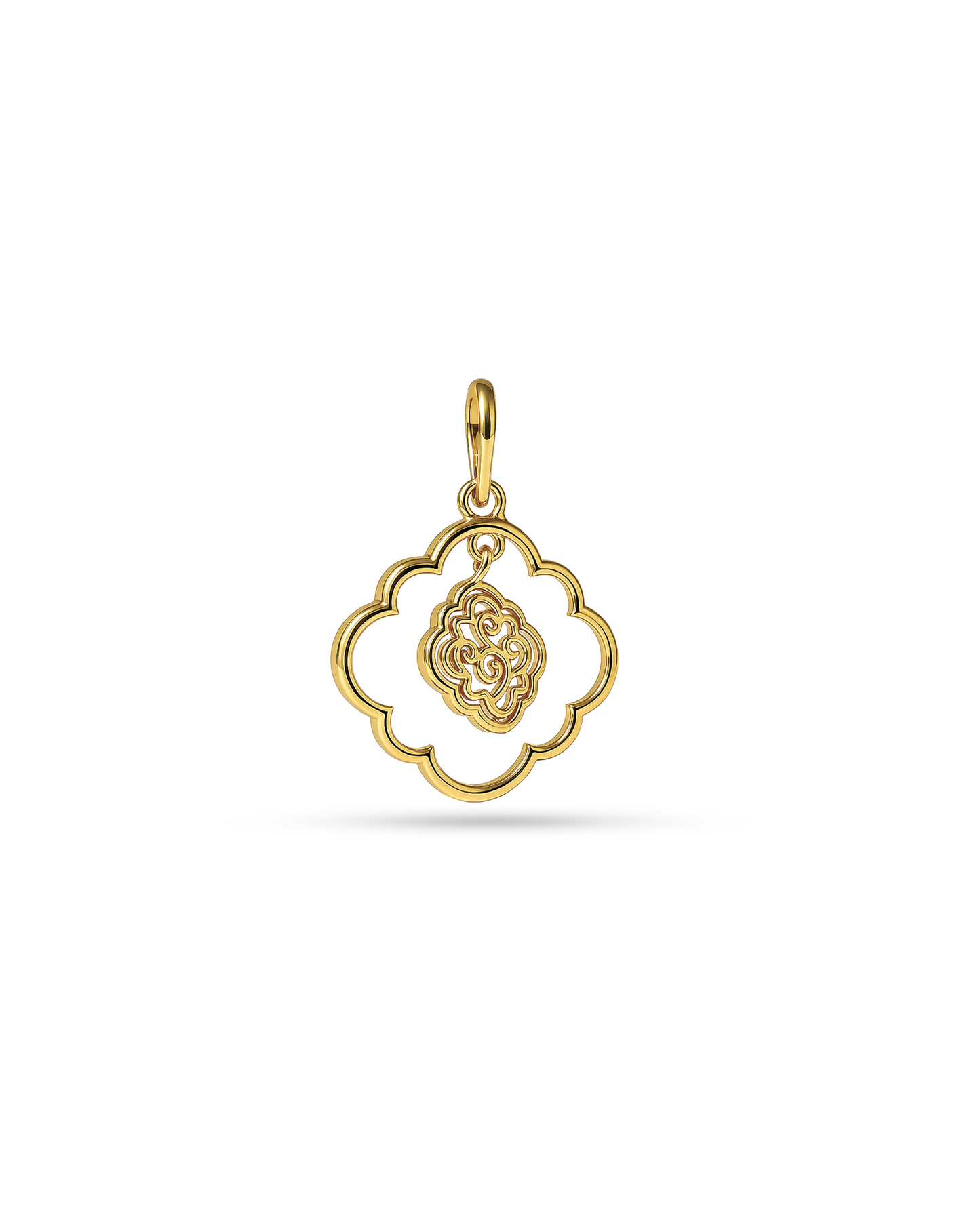 The Golden Whorl Pendant
