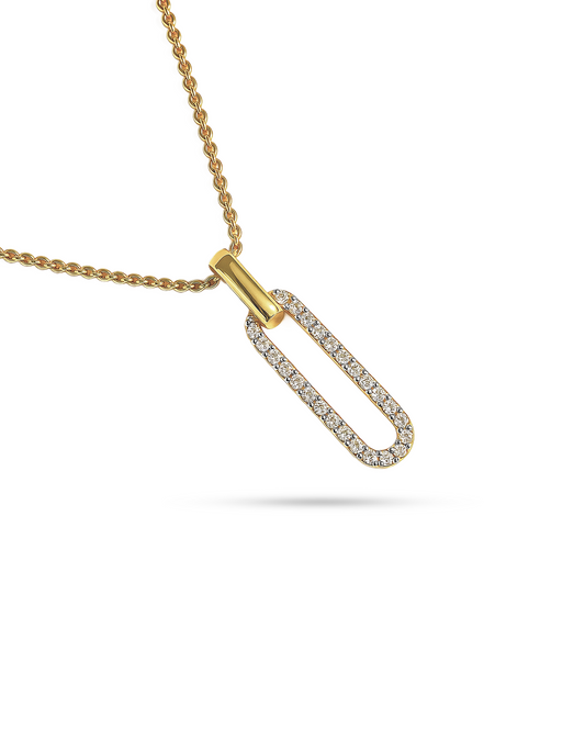 Pave Link Pendant