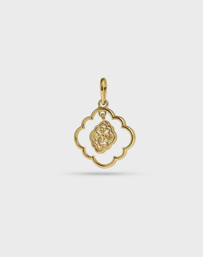 The Golden Whorl Pendant