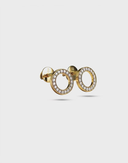Pave Circle Studs