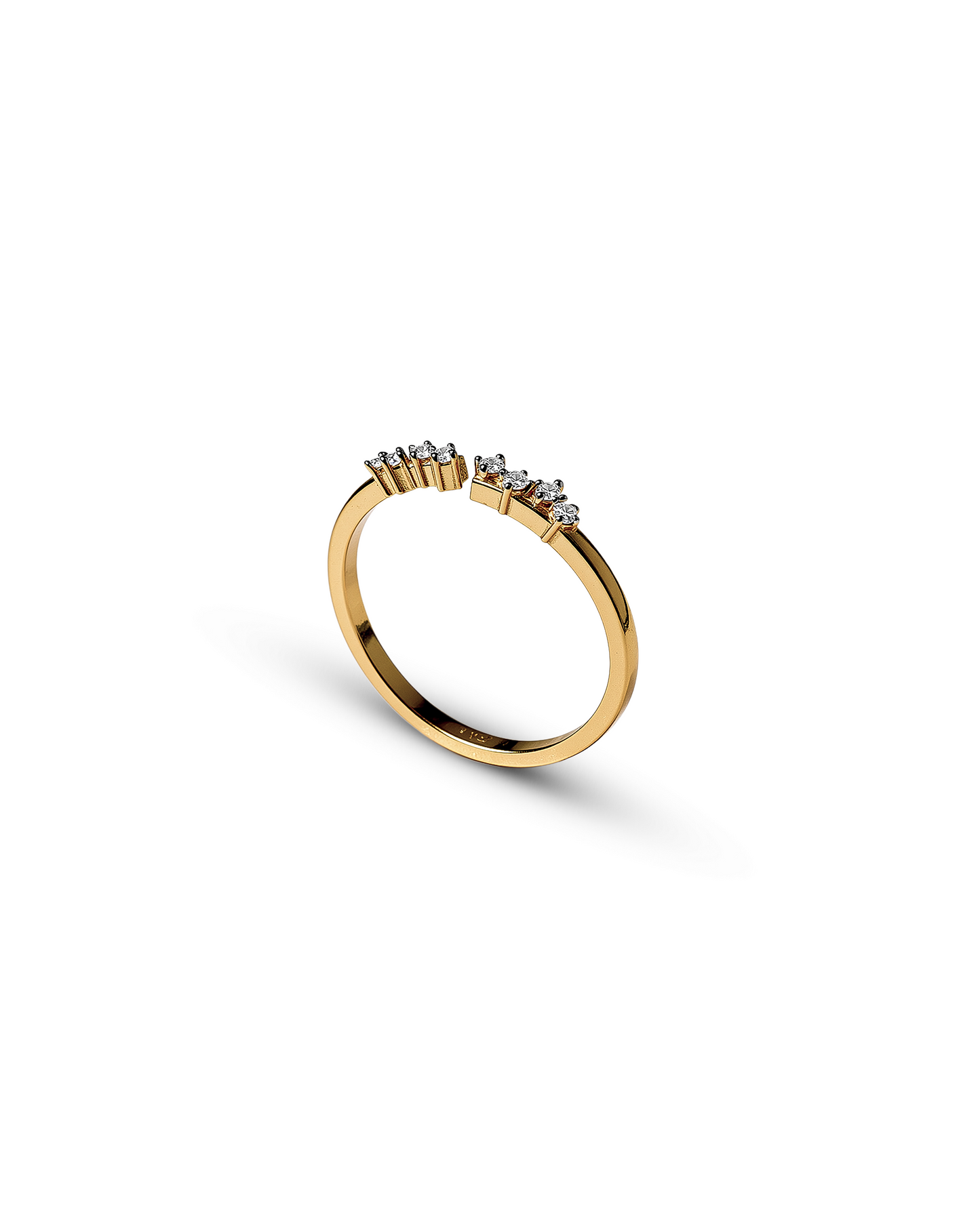 Pave Comet Ring