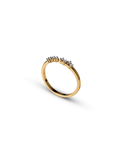 Pave Comet Ring