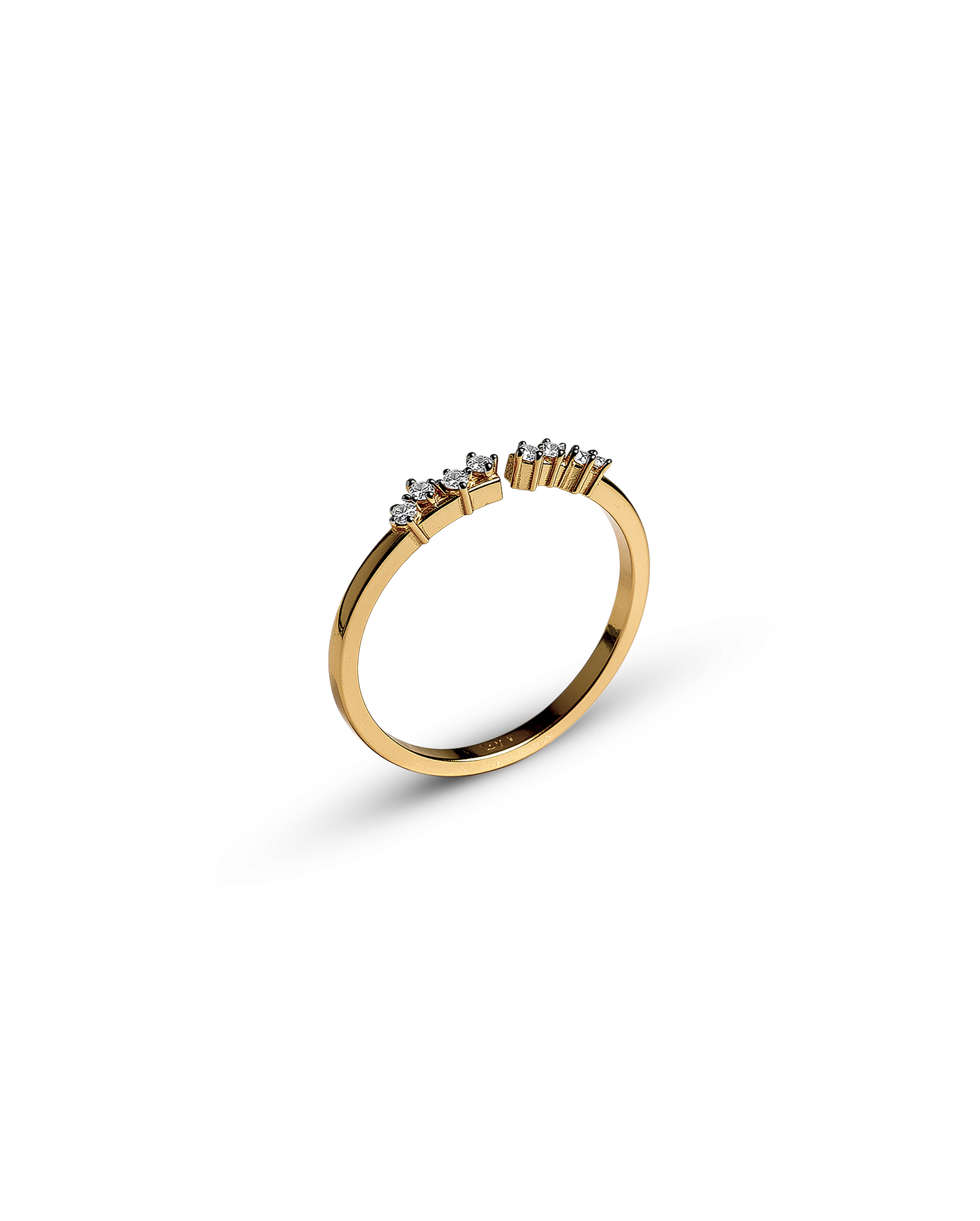 Pave Comet Ring