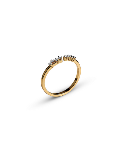 Pave Comet Ring