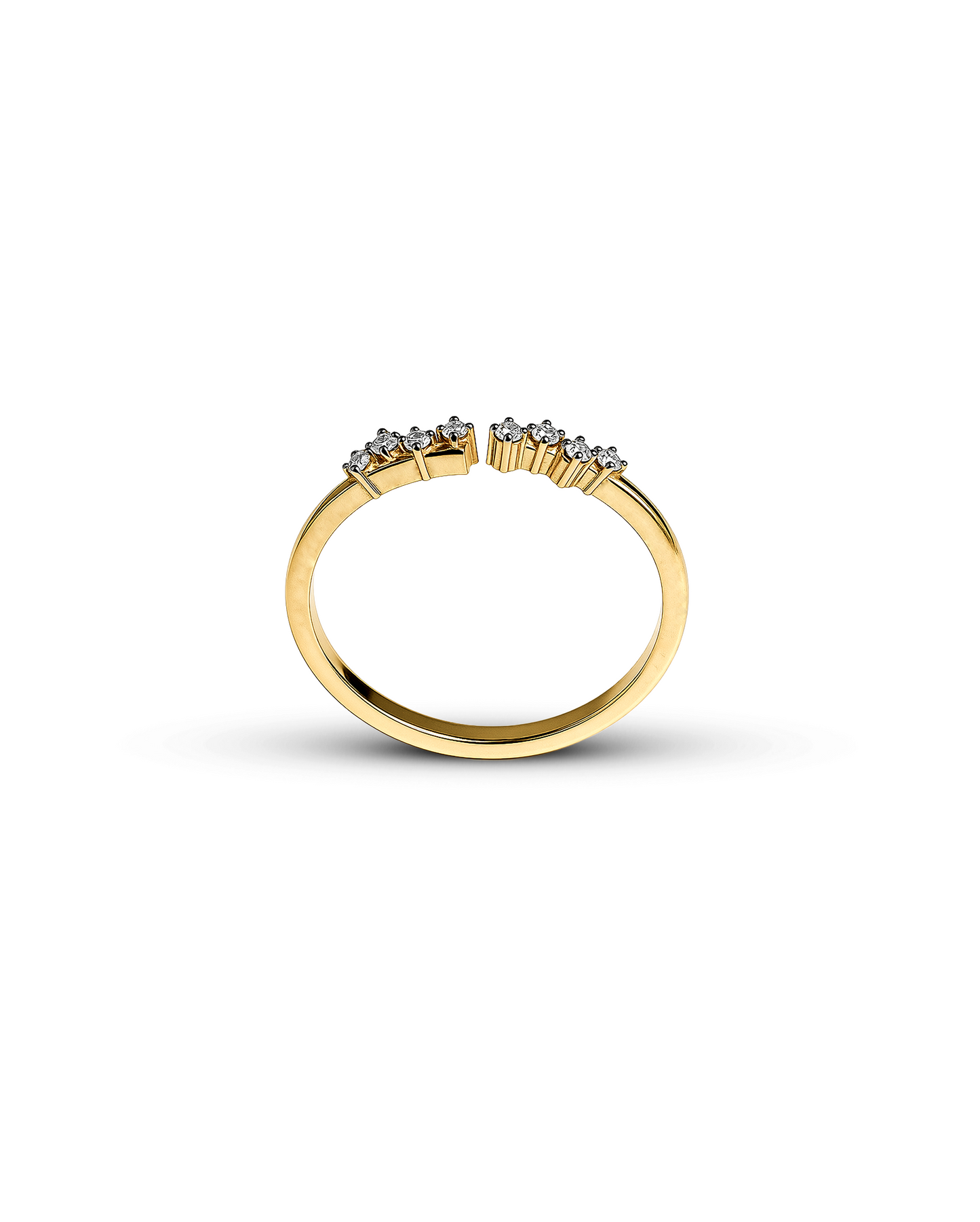Pave Comet Ring
