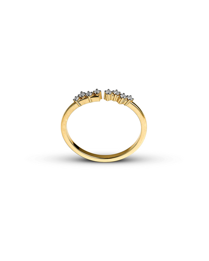 Pave Comet Ring